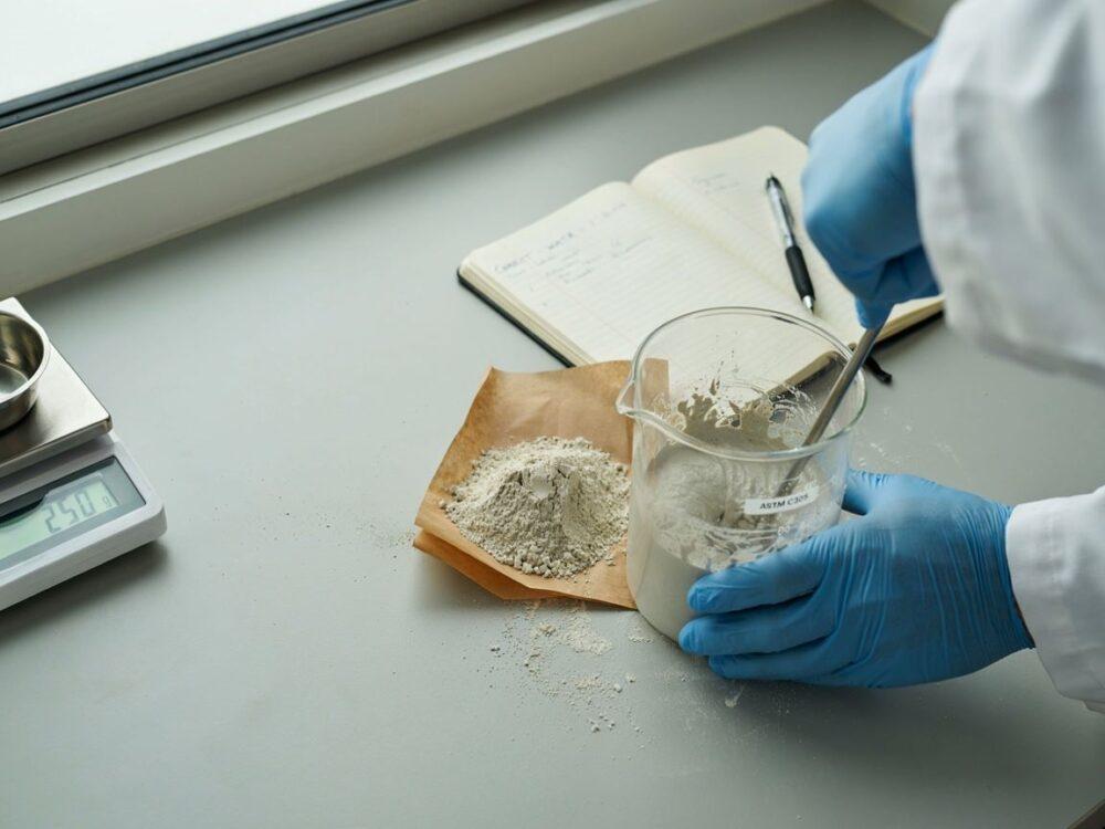 beton w trakcie przygotowania