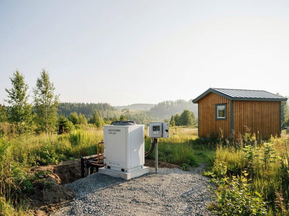 system grzewczy off grid z pompą ciepła
