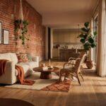 wnętrze w stylu boho loft  